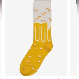 Yellow Beer Socks